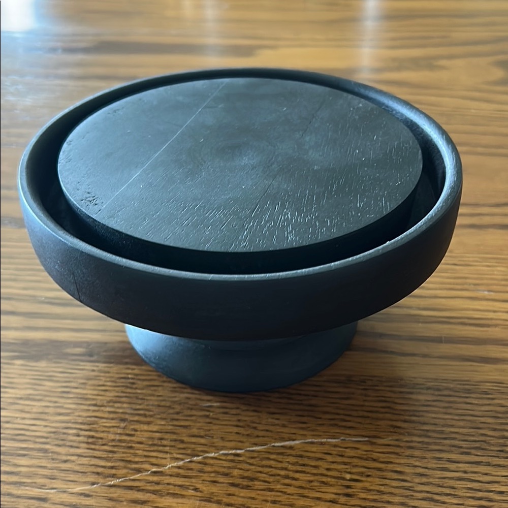 SMALL Glass Dome with Black Base - Picture 5 of 7